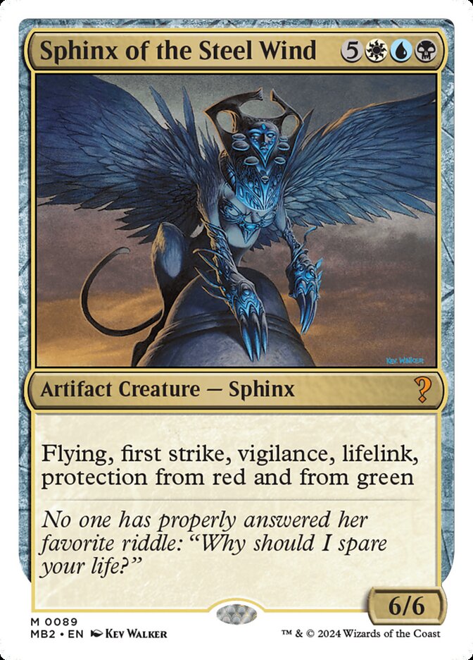 Sphinx of the Steel Wind mb2 89