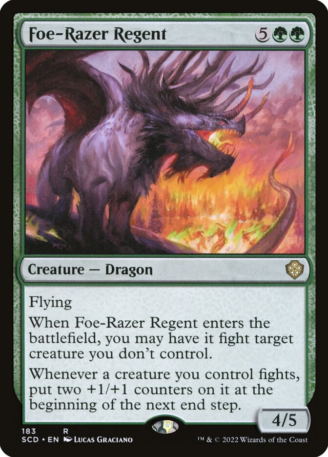 Foe-Razer Regent scd 183