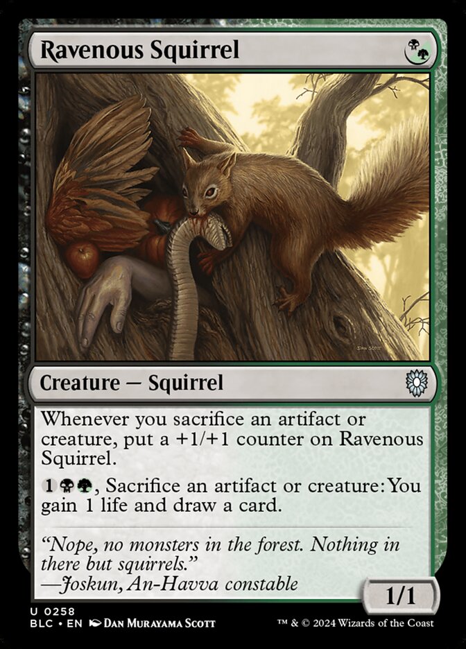 Ravenous Squirrel blc 258