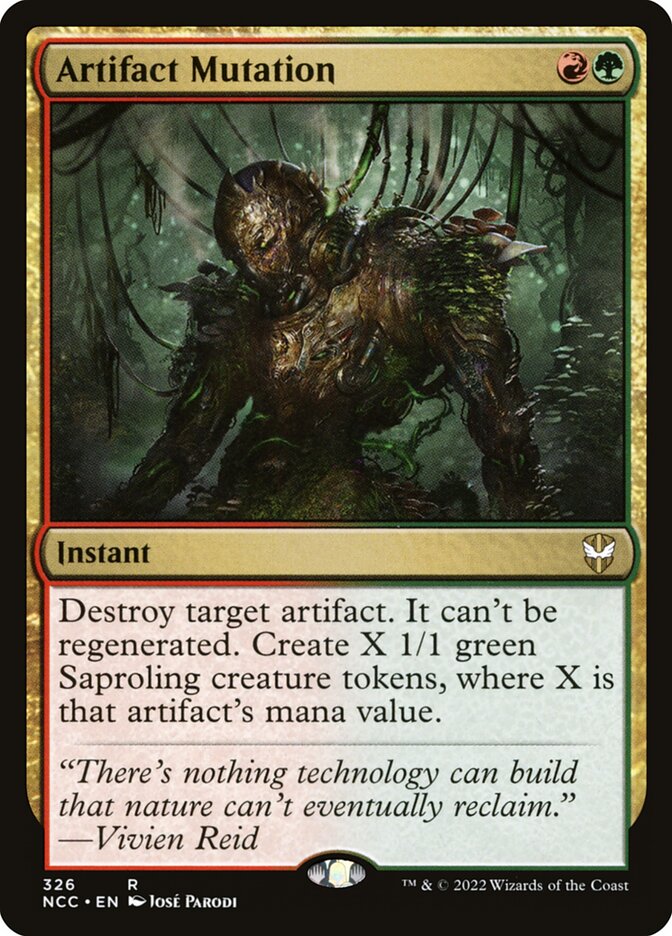 Artifact Mutation ncc 326
