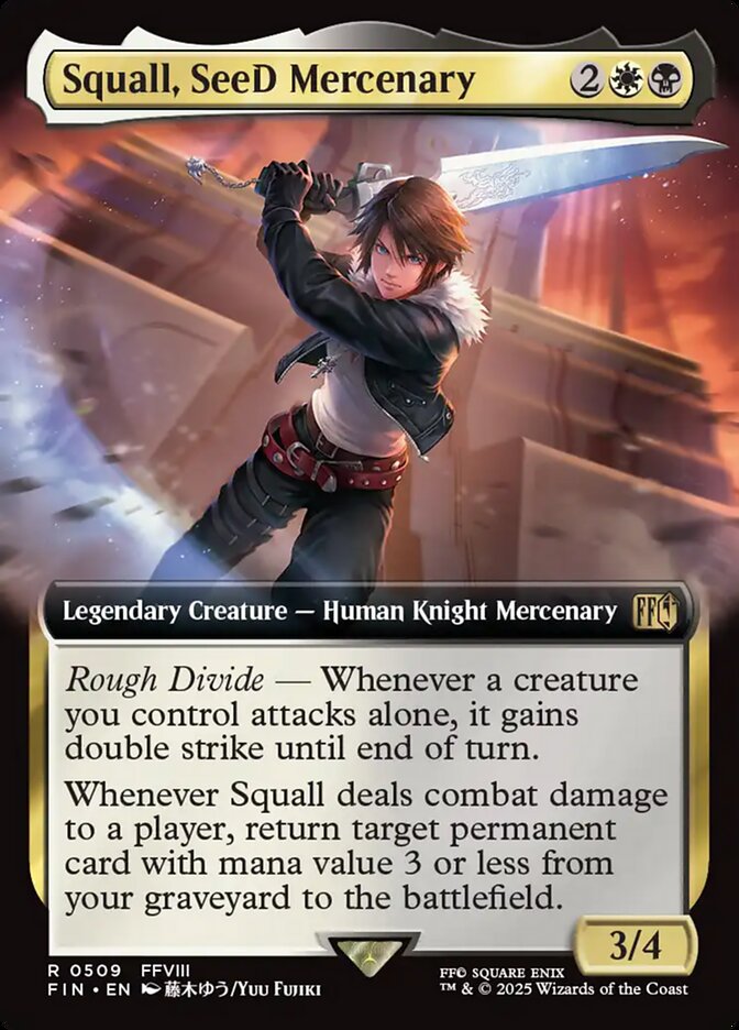 Squall, SeeD Mercenary fin 509
