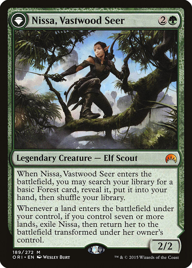 Nissa, Vastwood Seer // Nissa, Sage Animist ori 189