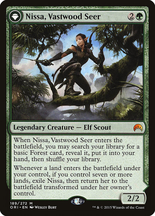 Nissa, Vastwood Seer // Nissa, Sage Animist ori 189